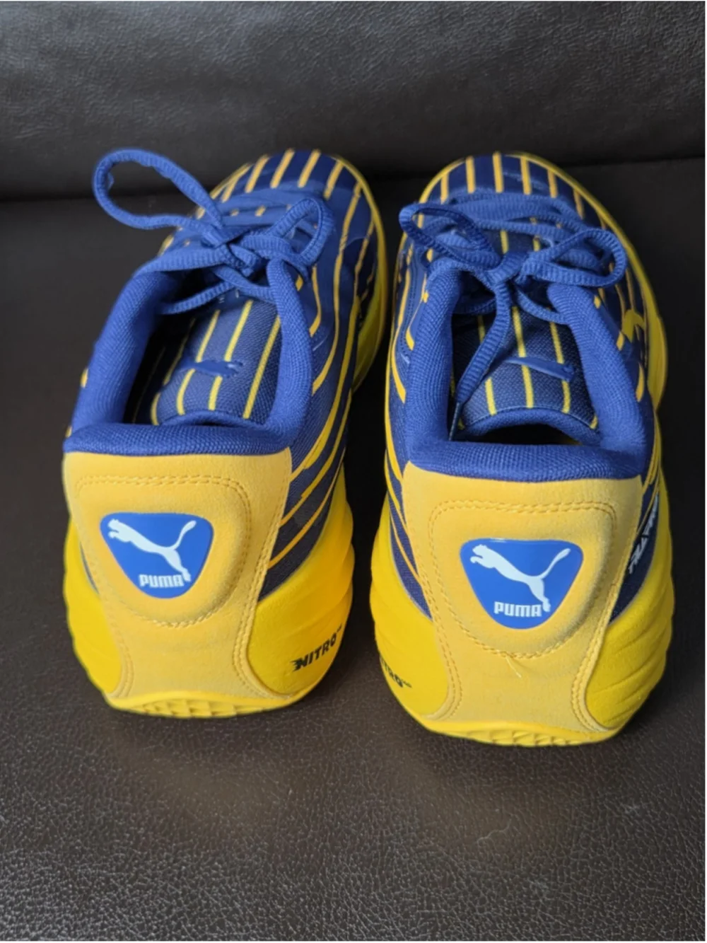 Puma All-Pro Nitro Scoot Henderson Basketball Shoes Men’s Size 9.5 Blue Yellow